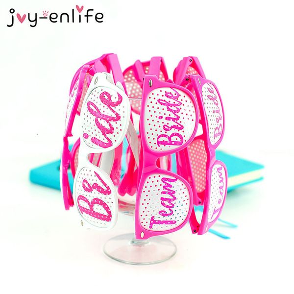 

joy-enlife 1pcs bachelorette hen supplies bride/team bride glasses wedding decor night party bridal themed favors