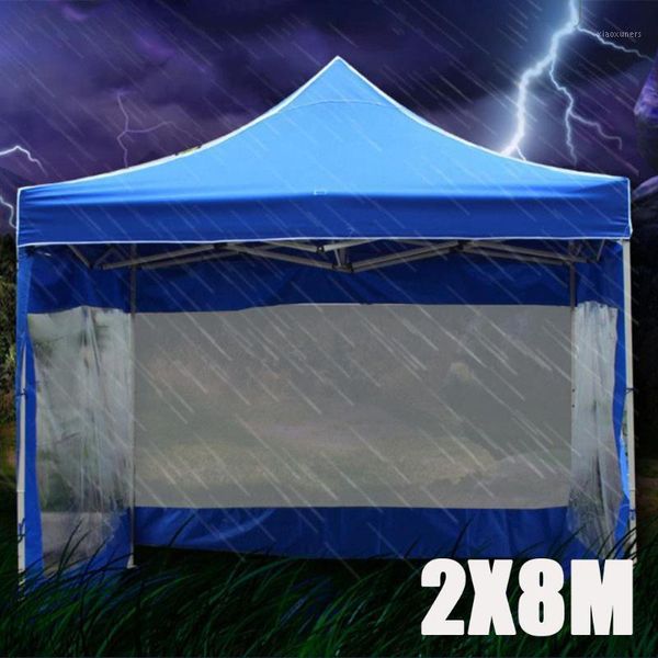 

tents and shelters collapsible portable tent cloth outdoor sun protection folding rain shelter cover accessories 2 * 8m1