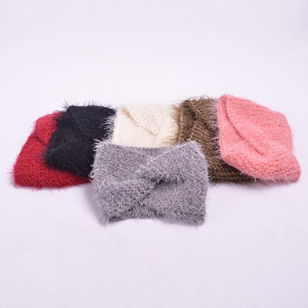 

new knit women headband turban for girls soft cotton knitting winter hairband baby girls hair accessories wmtzpa rimmer, Slivery;white