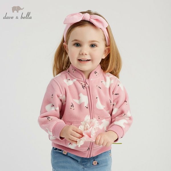 

db396-h dave bella spring baby lovely jacket children fashion outerwear kids cute coat y200901, Blue;gray