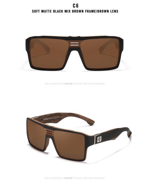 

дух дизайна мужчины с покрытием очки юношеская мост твин логотип kd365 поляризованные kdeam солнцезащитные очки 6 base кихол площадь вс sqcu, White;black