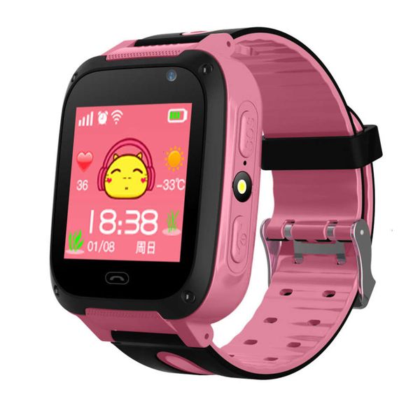 

four generation smart touch color screen p lbs positioning sos children's telephone watchbgt