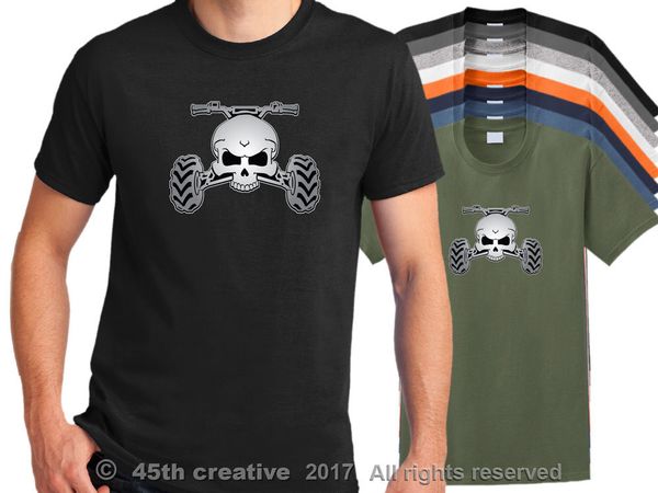 

atv off road mudding skull camicia quad x sabbia duna racing fashion round neck clothes casual tees sport sweatshirt hoodie t shirt