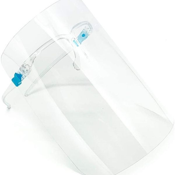 

dhl 3-7 days to us pet face shield with glass holder safety oil-splash proof anti-uv protective face cover transparent facial glass mask