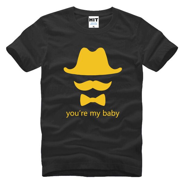 

you're my baby mustache hats lovely creative 2018 new short sleeve camisetas hombre sport hooded sweatshirt hoodie t shirt