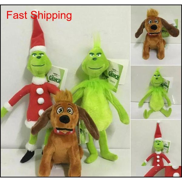 

ship, christmas grinch max dog plush doll soft toy stuffed animal cute cartoon plush dolls toys for children christmas gifts frqve