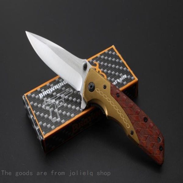 

da77 5cr15mov wholesale folding huge knife browning tactical 57hrc hiking hunting survival pocket knife utility original box qynf ejtfs