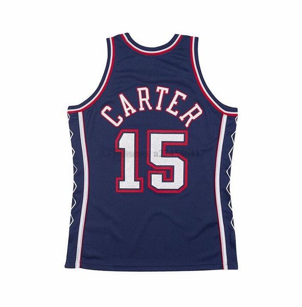 

stitched classic retro jersey vince carter mitchell & ness 1998-99 06-07 basketball jerseys men youth s-6xl, Black;red