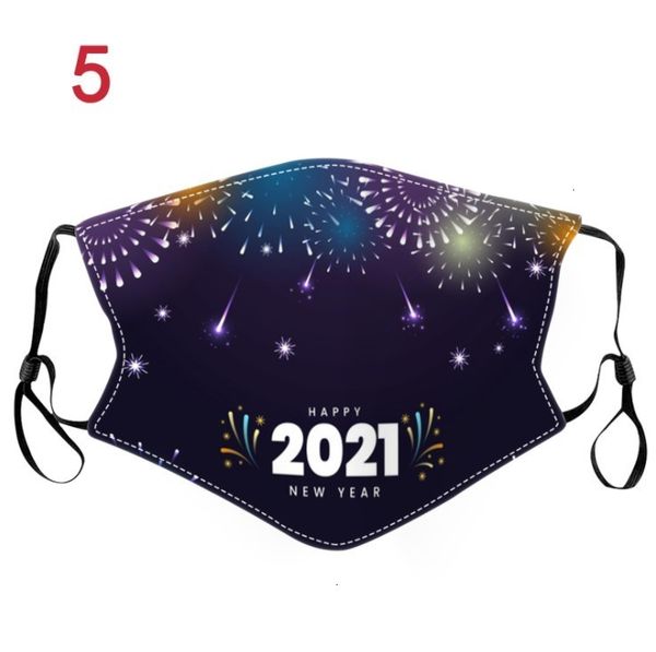 

new mask factory years 2021 happy washable reusable adjustable dust protection face masks bandage for outdoor 5 pwb99