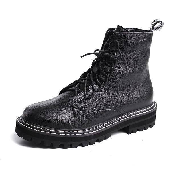 

new classic booties women autumn winter boots fashion martin short bow low heel boots ankle knee bow girl mini bailey boot, Black