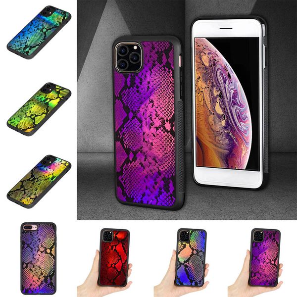 

fashion snake pattern phone case for iphone 12 11 pro xs max 8 7 plus shockproof soft tpu silicone cover