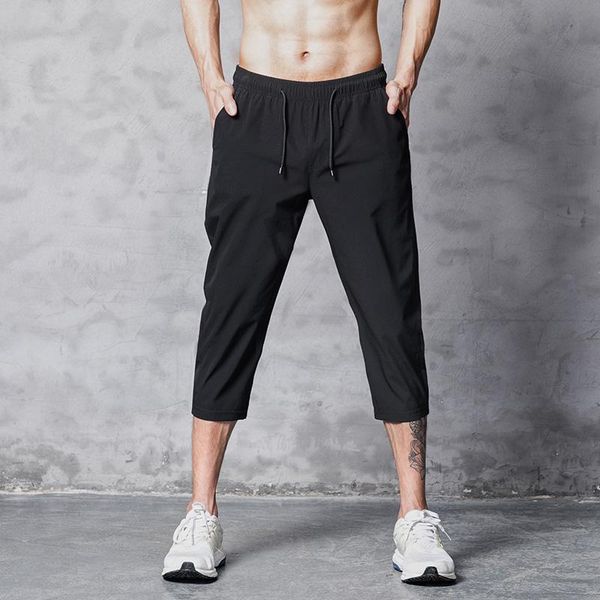 

men's shorts elastic men fashion casual sport summer beach baggy with pockets stretch erkek giyim short sweatpants xx60ms, White;black
