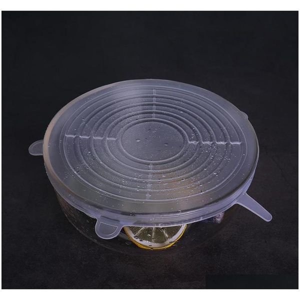 

food grade fda sile stretch lids reusable airtight food storage covers durable in dishwasher fit various qylgas ppshop01