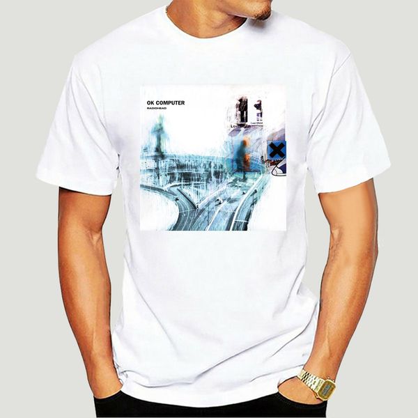 

new radiohead logo ok computer oknotok white black s t-shirt shirt xs - 2xl-3117a sport hooded sweatshirt hoodie