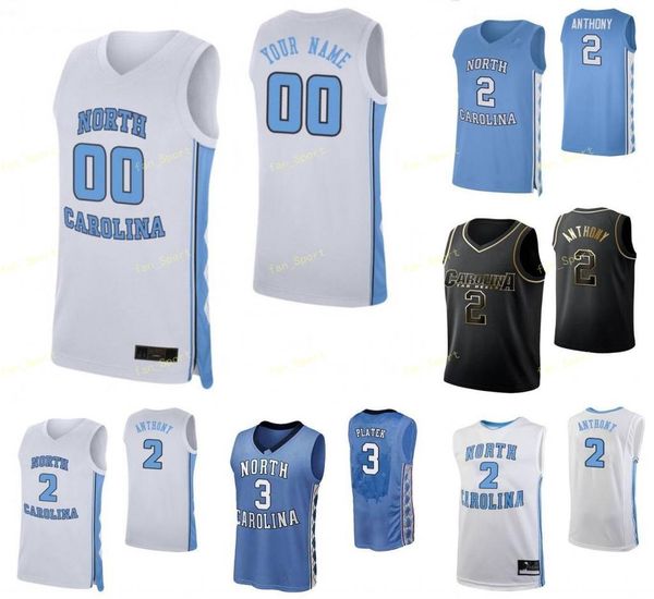 

north carolina tar heels college basketball jersey 13 jeremiah francis 15 garrison brooks carter 2 coby white women youth custom stitched, Black