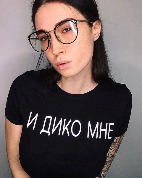 

female t-shirt with russian inscriptions women's t- shirt clothes summer casual short sleeve o-neck shirts woman 2020 new, White