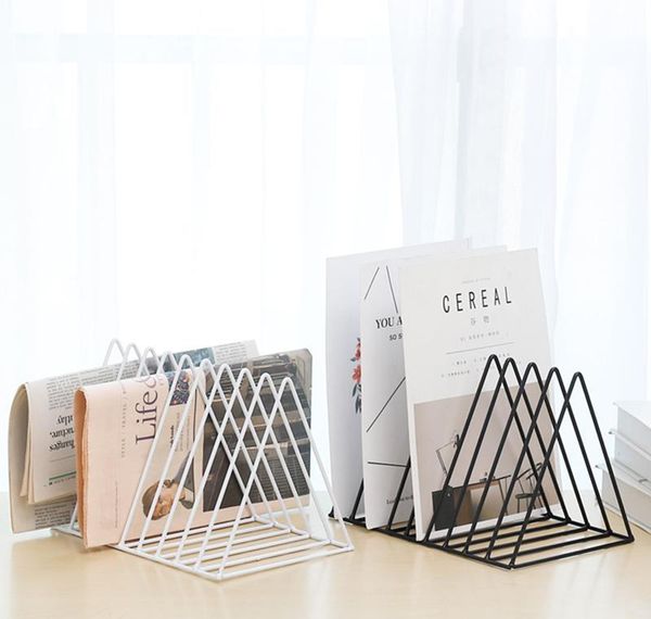 

deskbookshelf rack,office triangular 9-fold document finishing storage rack,bookends holder stand,table de jllbuc dayupshop