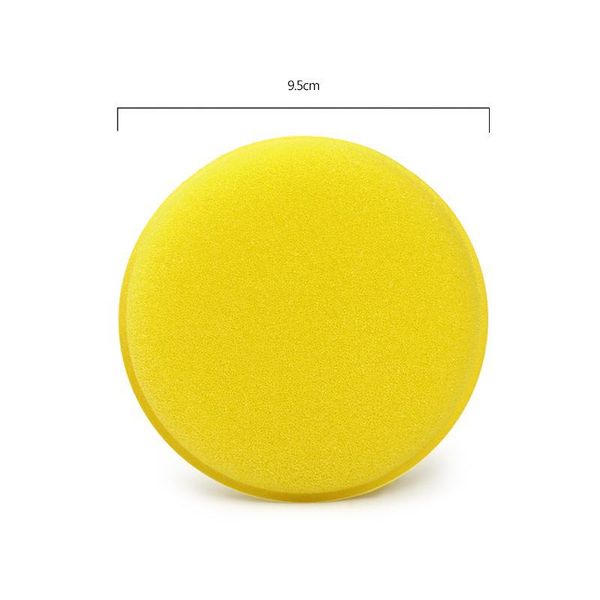 

12 pcs set car wash sponge car cleaning care tools yellow sponges car wax polishing washing tools h wmtaol