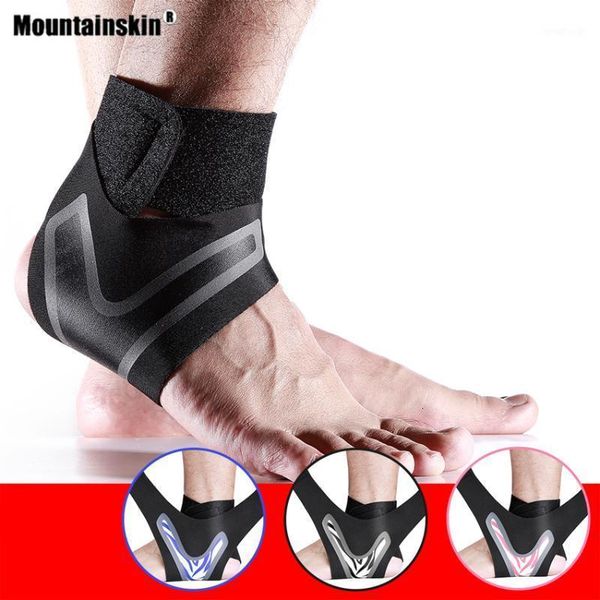 

mountainskin men womens ankle support fitness sports cycling running pressed basketball fitness convenience heel protector vk1471, Blue;black