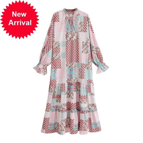 

2021 new autumn new fashion female casual candy loosr bohemian dress flashlight patched up a8b6, Black;gray