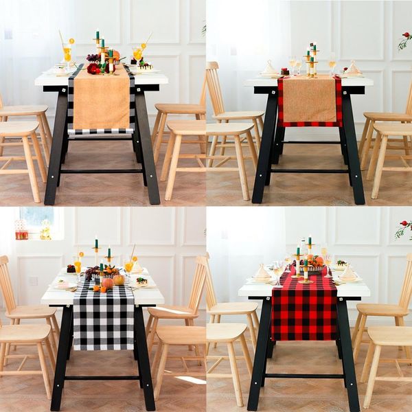

waterproof christmas table runner 2020 ornament christmas decoration for home new year 2021 gifts cristmas decor navidad noel bbyzym