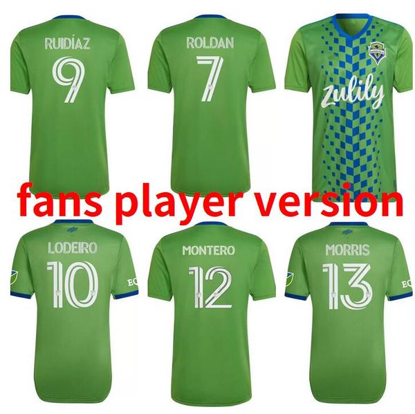 

2022 2023 seattle sounders fc soccer jerseys away 22 23 roldan ruidiaz lodeiro montero morris camisetas de futbol delem football shirts mail, Black;yellow