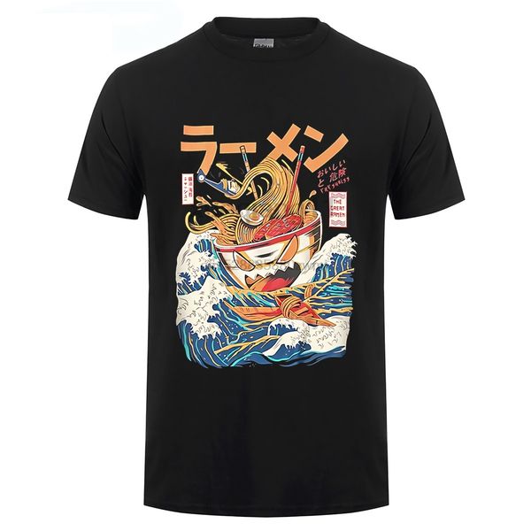 

giapponese divertente cartone animato рамэн stampato manica корта футболка streetwear hip hop magliette дельи спорт капюшоном толстовка толс