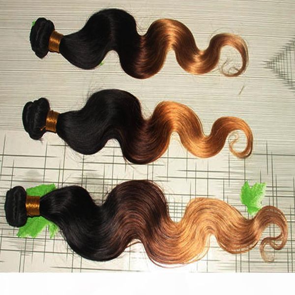 

brazilian t1b 27 ombre color brazilian body wave hair extensions 100% human hair weave 10-30" unprocessed virgin hair extension, Black
