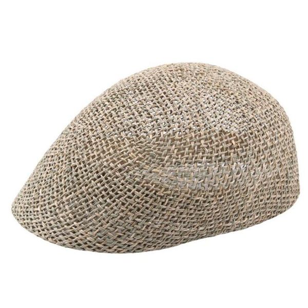 

berets summer men women casual beret hat flat cap cabbie sboy style gatsby adjustable breathable mesh caps, Blue;gray