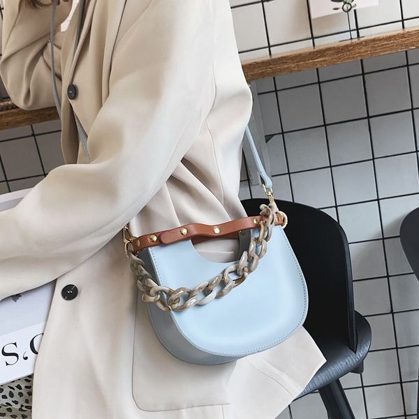 

superior2020 bag small woman package oblique tide satchel leisure time single shoulder personality portable horse