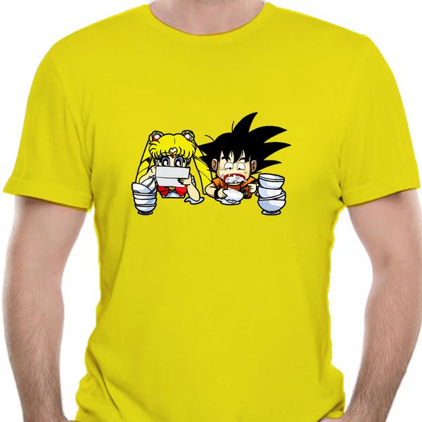 

men t shirt son goku vs sailor moon women t-shirt 8477a sport hooded sweatshirt hoodie