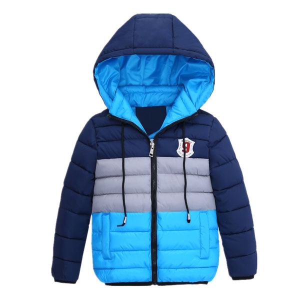 

boys blue winter coats & jacket kids zipper jackets boys thick winter jacket boy winter coat kids clothes lj200820, Blue;gray