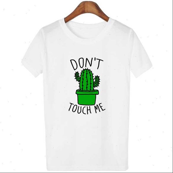 

2021 new women tshirt cactus t shirt summer harajuku aesthetics short sleeve personality fashion white funny female t shirt