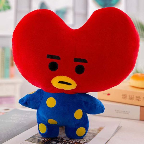 

17-40cm cute bangtan boys bts bt21 stuffed animals plush toy tata van cooky chimmy shooky koya rj mang gift pillow cushion kids toys 001