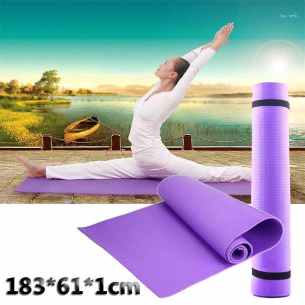

yoga mats 10mm thick pvc comfort mat fitness for exercise and pilates esterilla1
