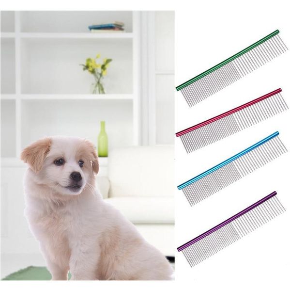 

pet dog puppy cat anti - static combs brushes row pet kitten long-haired dog comb brush groomi jllhas lajiaoyard