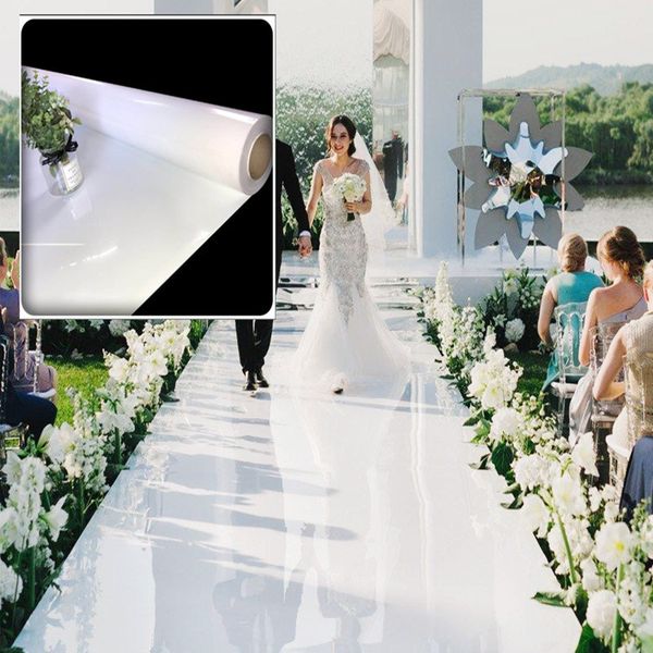 

white wedding decoration aisle runner mirror carpet party stage used shiny carpets 0.5 to 2 m wide