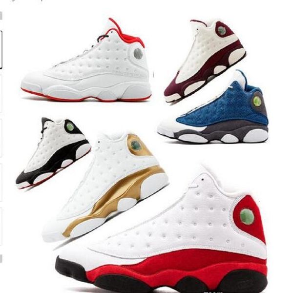 

starfish red flint 13 13s women men basketball shoes hyper royal aurora luck green grey toe playground barons hologram sports sneakers, White;red