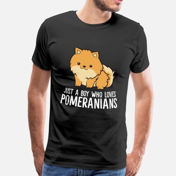 

pomeranian dog just a boy who loves pomeranians t shirt crewneck popular design tracksuit hoodie sweatshirt