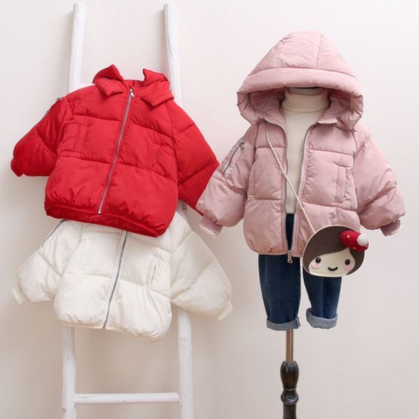 

fashion winter baby boys girls jacket warm children cotton coat kids winter outerwear 18m-6t 201102, Blue;gray