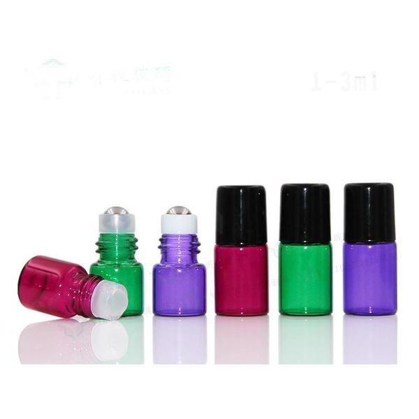 

wholesale 1ml 2ml metal roller bottles for essential oils mini glass roll on bott wmthpf hxclothes