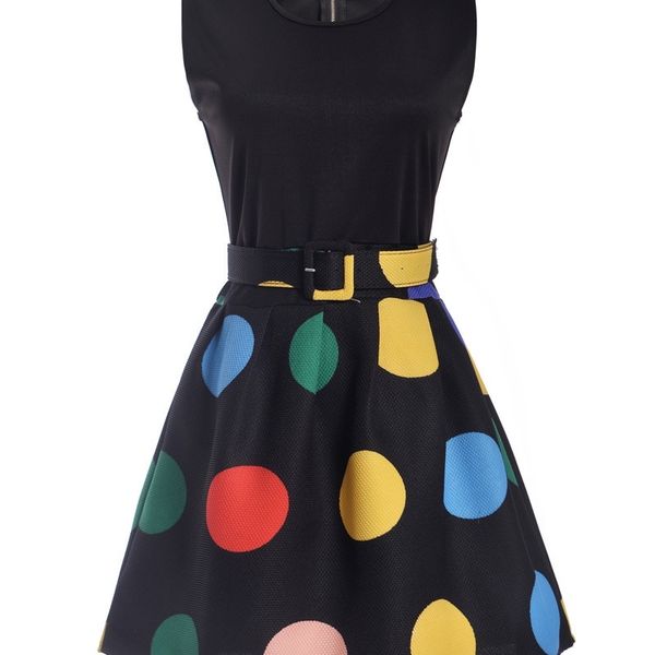 

colorful red flowers women's dresses clothes y200101, White;black