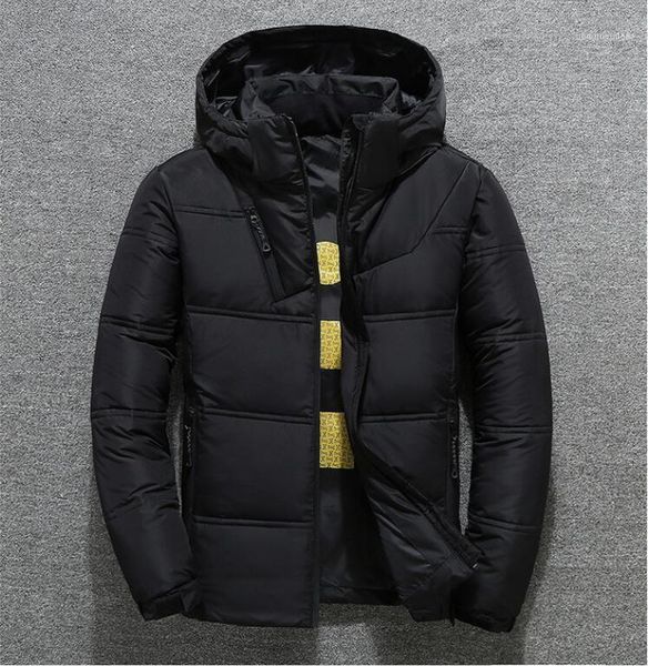

2020 new winter jacket men padded parka thick coat autumn outwear warm male overcoat waterproof clothes1, Black