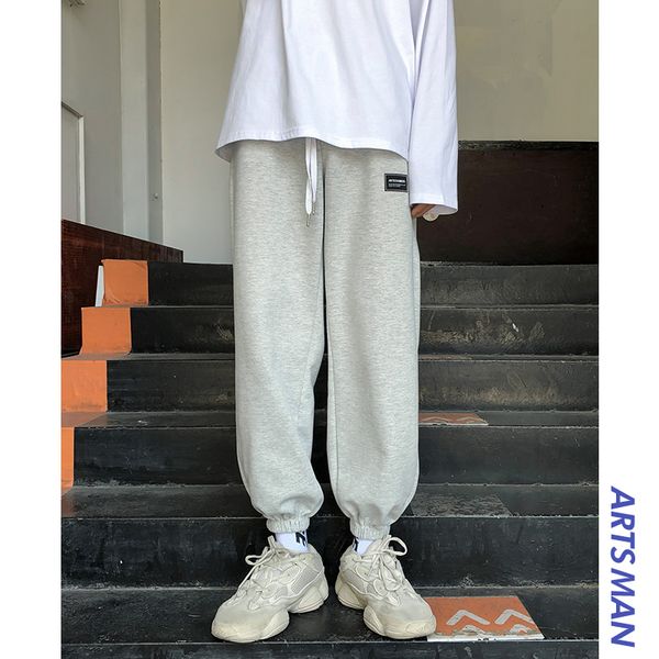 

2021 autumn winter new thick and velvet slacks loose sports pants g5rz, Black