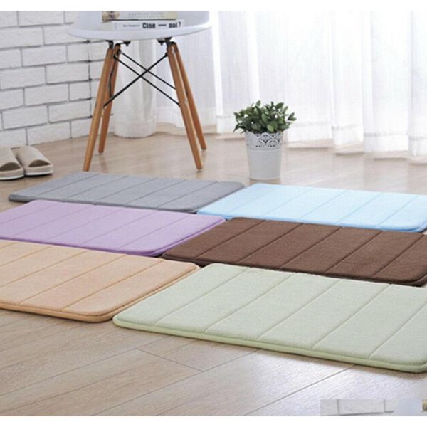 

absorbent soft memory foam mat bath bathroom toilet floor sho qylaiv sweet07