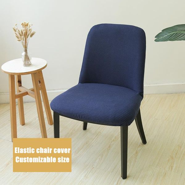 

chair covers elastic home dining living room cover solid color household office computer stool european for banquet chairs