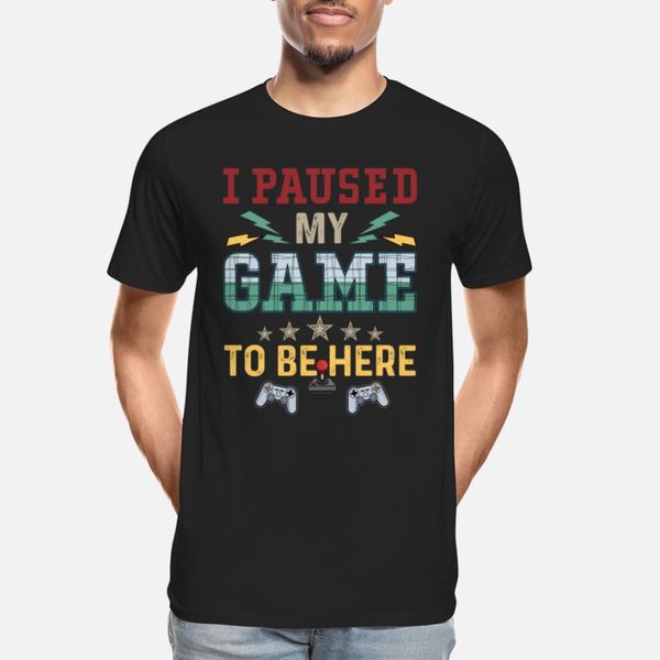 

i paused my game to be here designers graphic t shirt crewneck vintage slim fit tracksuit hoodie sweatshirt