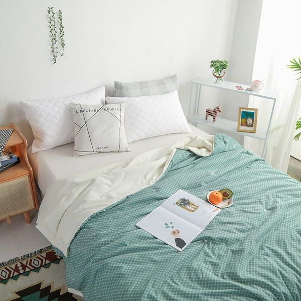 

summer thin air condition quilts printed duvet bed linens washed cotton throw cover blankets king bedding bedspread queen size