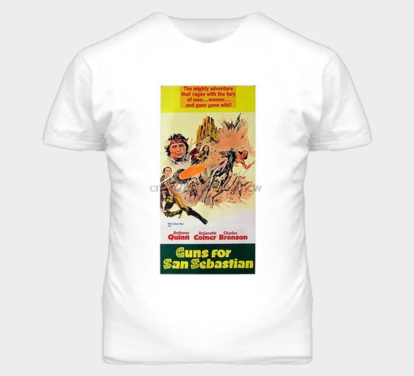 

charles bronson anthony quinn guns for san sebastian western movie t shirt sport hooded sweatshirt hoodie