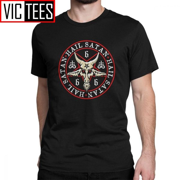 

hail satan baphomet in occult inverted pentagram men short sleeve 100 premium cotton swea hoodie designers t shirts sweatshirt